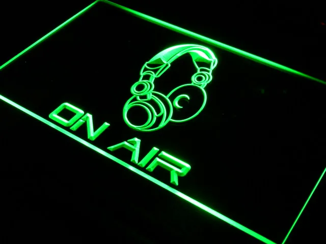 Наушники s013 On Air гарнитура для студии светодиодная неоновая подсветка