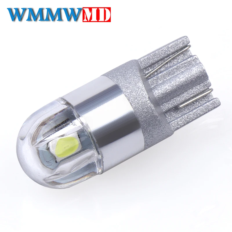 1 шт. T10 W5W светодиодный Автомобильный свет SMD 3030 маркер лампа WY5W 192 501 задний