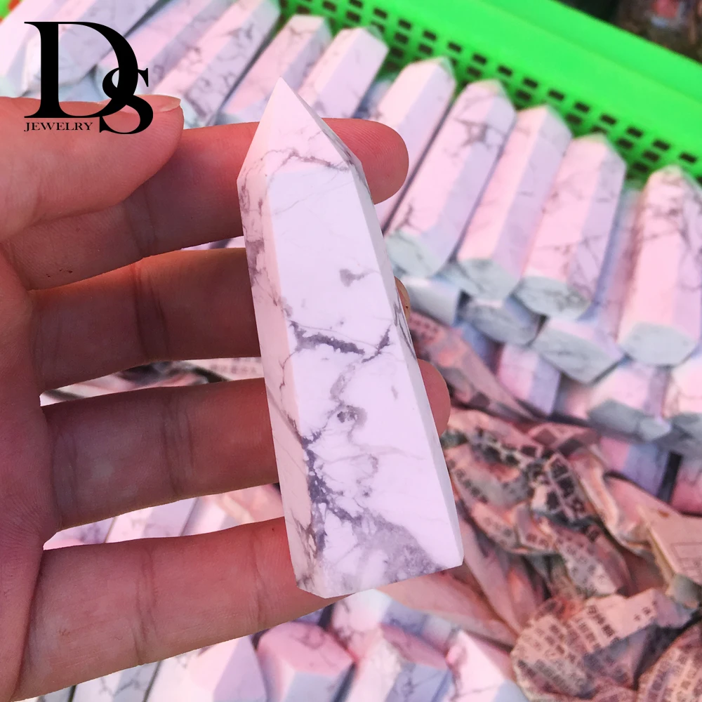 DS 5 шт. натуральная белая Бирюзовая палочка точечная кварцевая кристаллическая