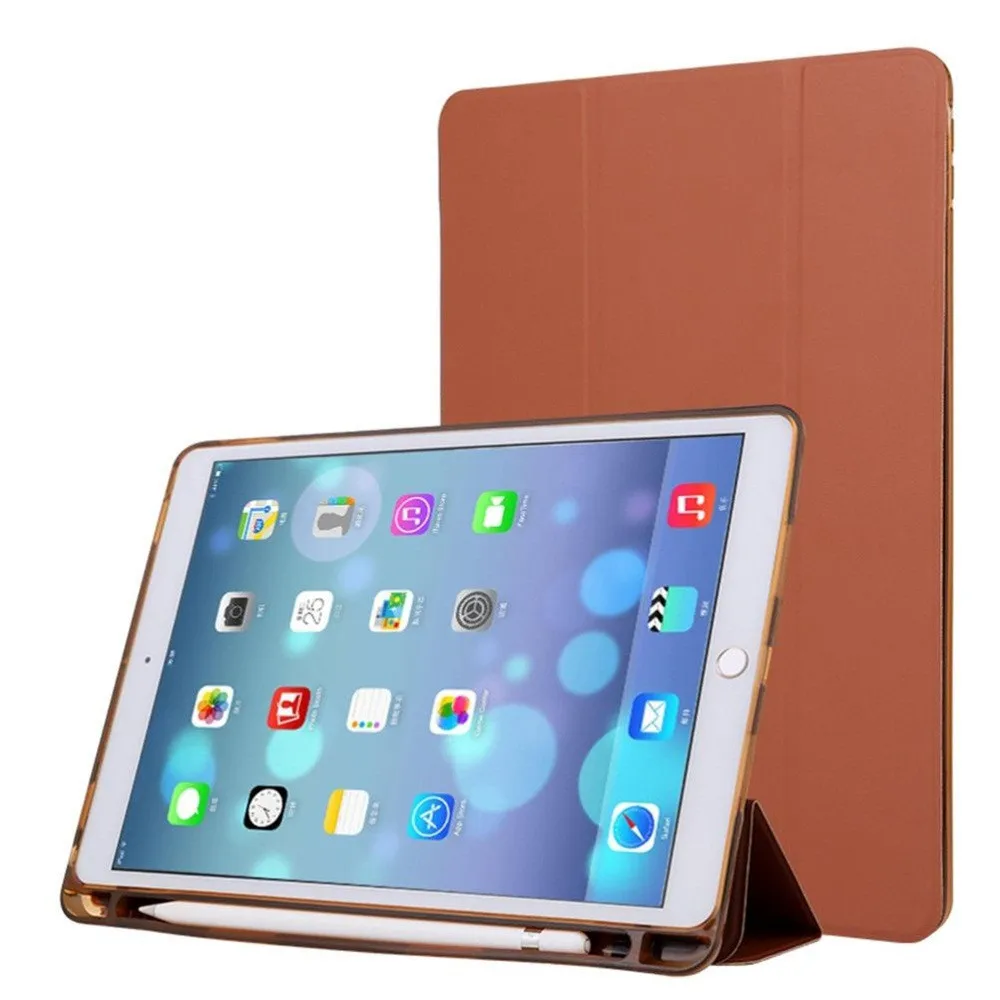 Для iPad 9 7 дюймов 2018 чехол для Apple Pencil Holder Slim Auto Wake/Sleep Smart Cover May.2|Чехлы планшетов и