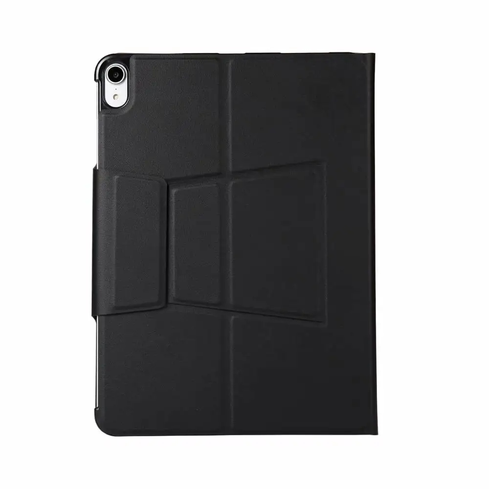 Ультра тонкий беспроводной Bluetooth клавиатура чехол для iPad Pro 12,9 - Цвет: Black