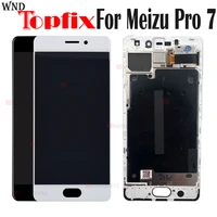 5 2 super amoled 100tested lcd display for meizu pro 7 lcd touch screen digitizer assembly replacement lcd for meizu pro7 lcd