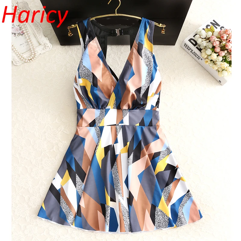 Сексуальный купальник с глубоким v-образным вырезом Женский цельный платье 2018