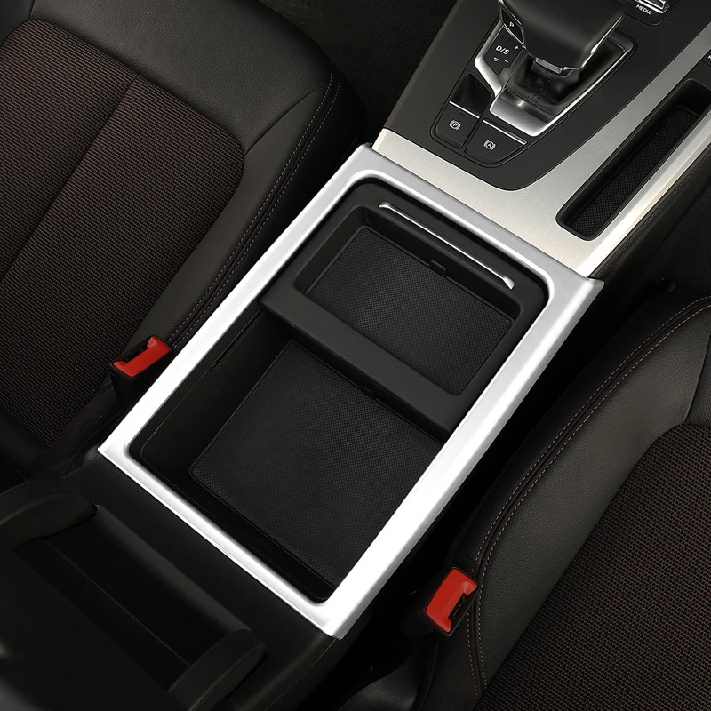 WELKINRY автомобильный чехол для Audi Q5 FY ABS хром подлокотник контейнер коробка для хранения держатель стакана воды отделка