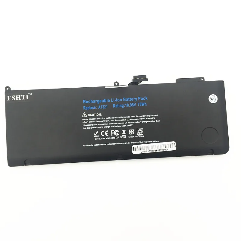 A1321 10 95 V 73WH Аккумулятор для ноутбука Apple Macbook Pro 15 &quotA1286 2009 2010 Версия 020 6380 A + 2шт