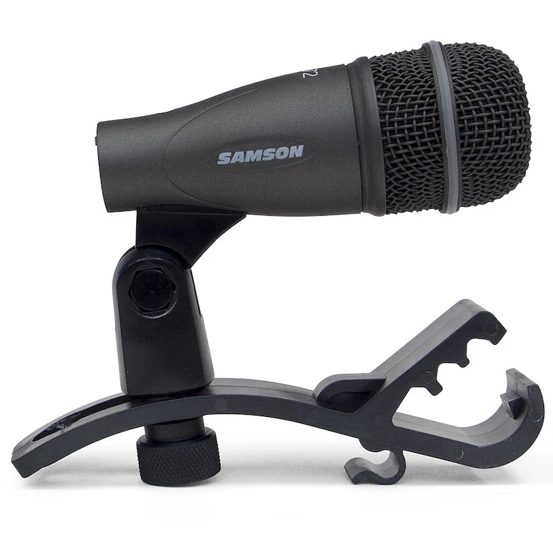 SAMSON DK703 набор из 3 барабанных микрофонов включает в себя три инструмента Q72 mics для