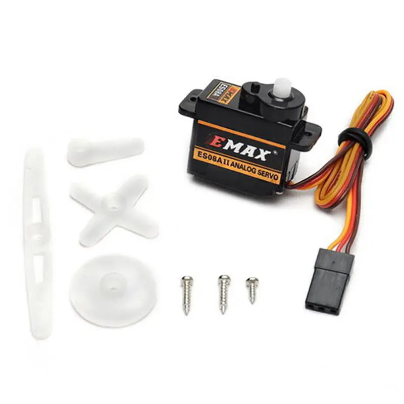 

EMAX 8.5g High sensitive Micro plastic gear servo ES08A