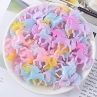 10pcs slime rainbow unicorn filler for clearfluffy mud box popular children toys kids slime diy kit accessories modeling clay