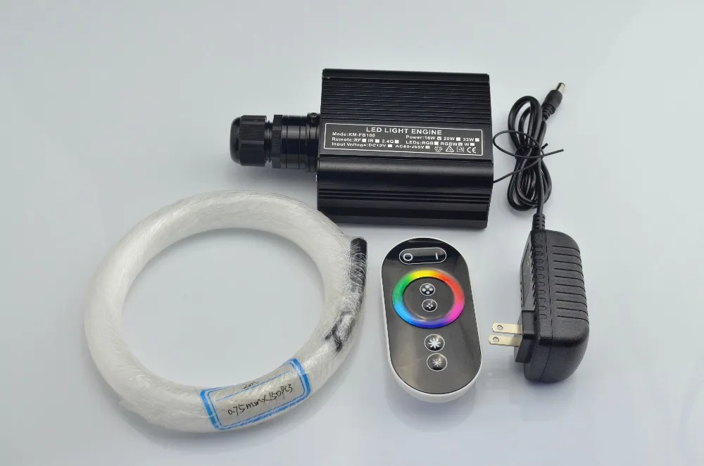 16 Вт RGB РЧ Сенсорное светодиодное освещение двигателя + 150 шт. 0 75 мм 2 м длинное