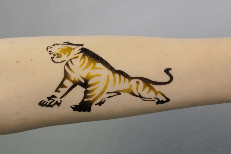 OPHIR 10 шт многоразовые листы для аэрографии серии животных трафареты татуировки