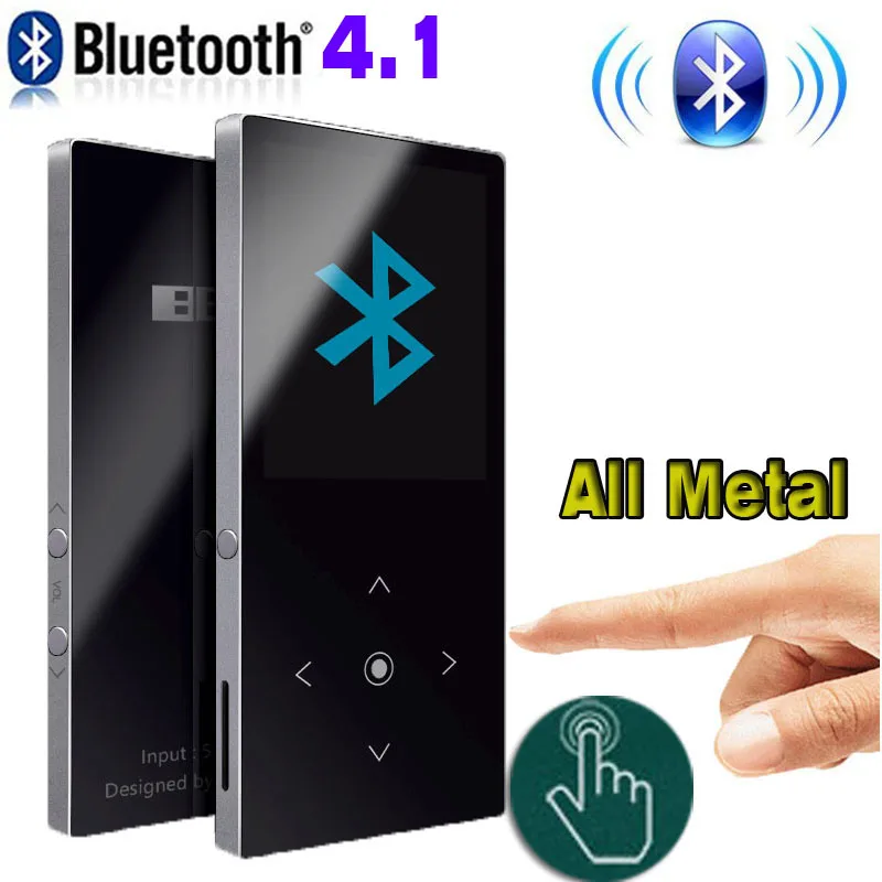 Оригинальный mp4 плеер Bluetooth 16 ГБ HiFi металлический Lossles качественный звук