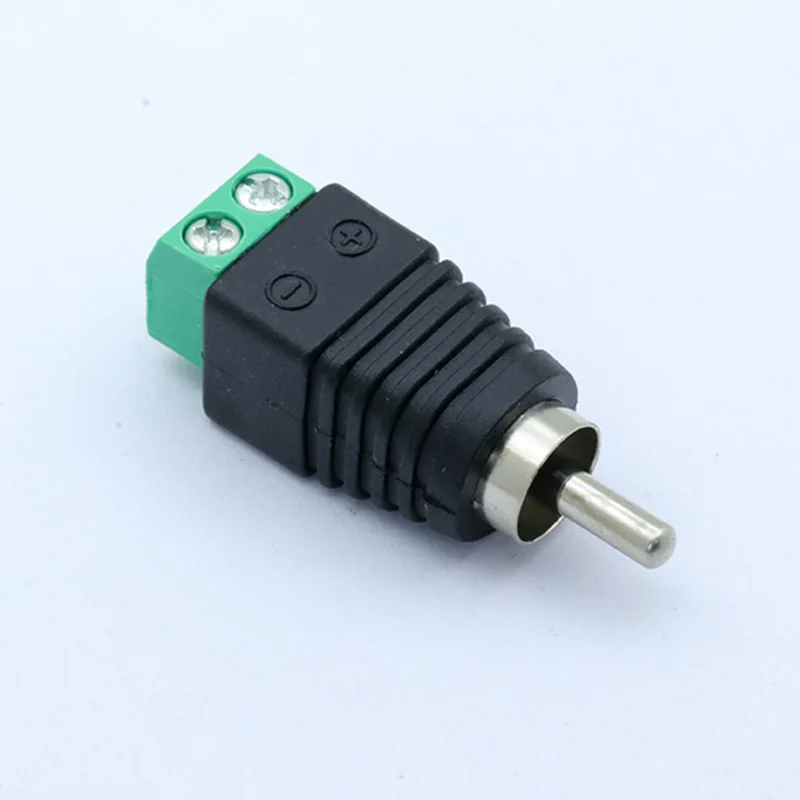 3шт./лот CCTV Phono RCA штекер к AV терминалу разъем видео Balun международный стандарт|plug