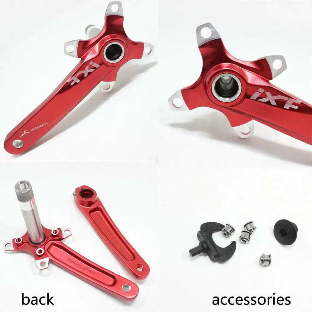 JIANKUN IXF MTB шатун 104BCD цепь Горного Велосипеда Цепь для дорожного велосипеда кольцо цикл 170 мм кривошипный набор винт Нижний Кронштейн BB