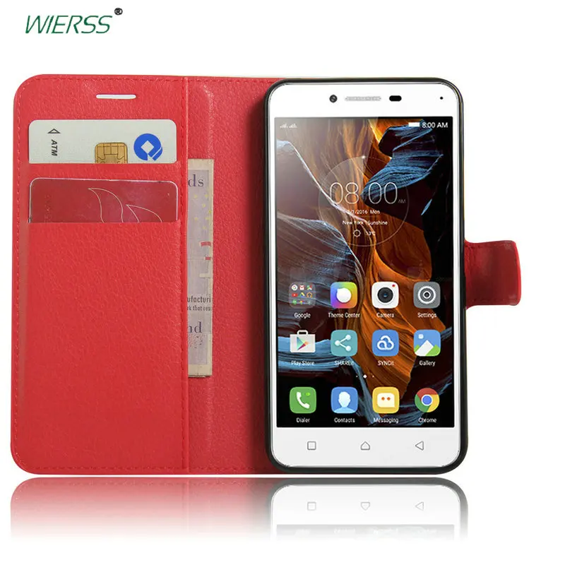 Роскошный кожаный чехол-книжка с откидной крышкой для Lenovo Vibe K5 плюс A6020 A6020a46