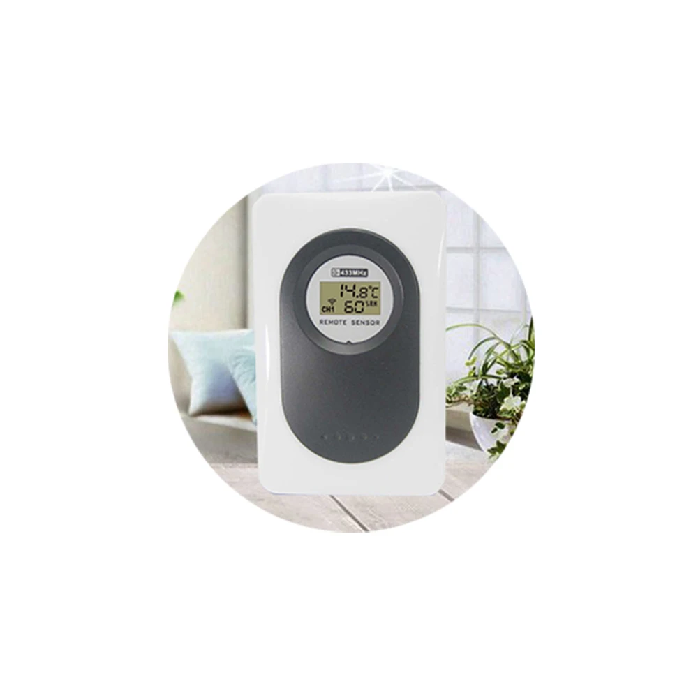 Беспроводной датчик температуры и влажности цифровой дисплей соответствующие