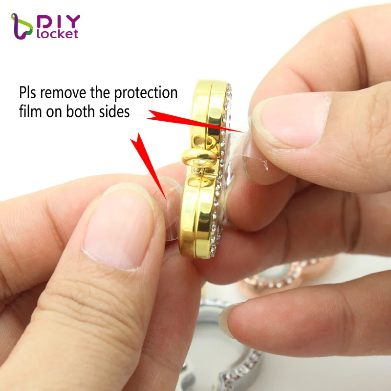 Diylocket Микки Стразы Магнитный стеклянный Плавающий Шарм медальон ожерелье кулон(цепи в комплекте бесплатно) LSFL013