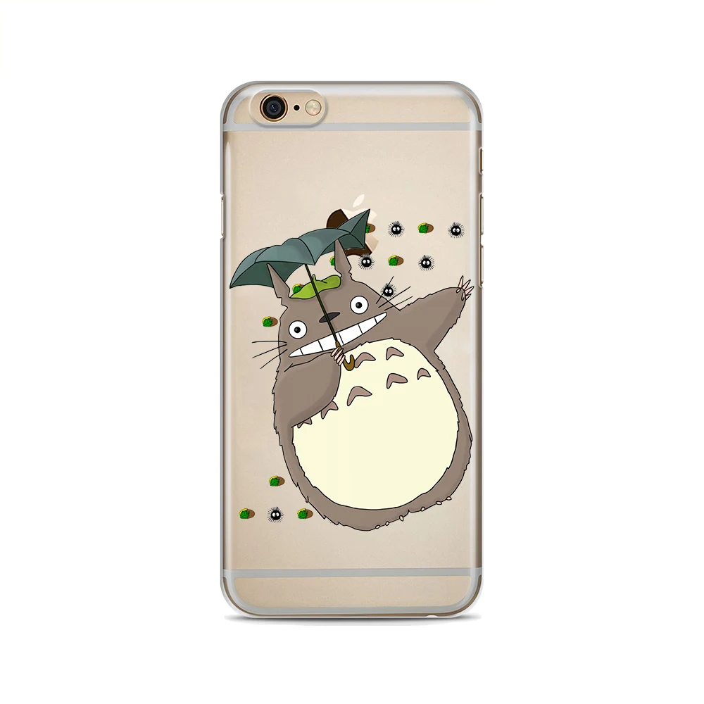 Case For iphone 5 5S SE 6S 7 8 Cute Totoro Soft Silicone TPU Phone Cover 7Plus 8Plus X XS Max XR |