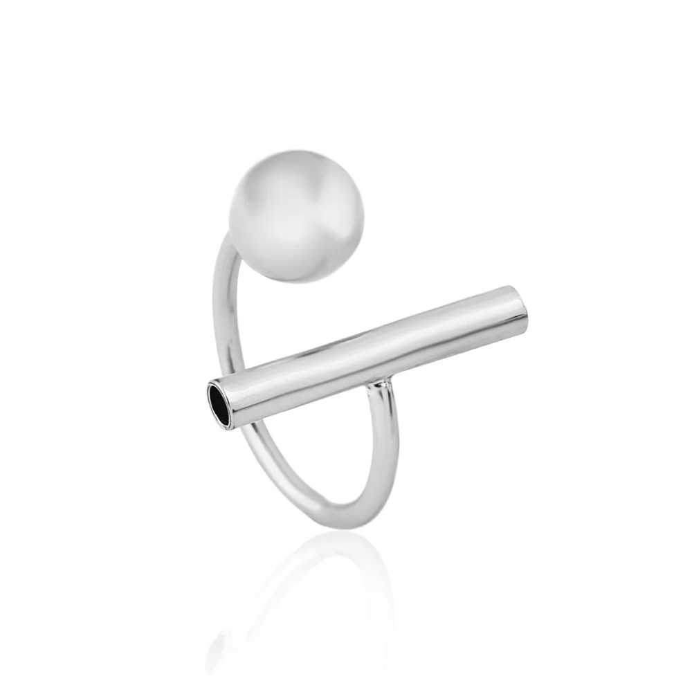 Новое модное регулируемое шариковое кольцо для женщин открытое женское женские