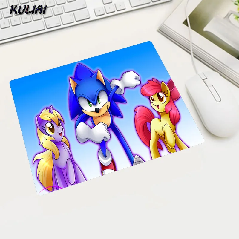 Цветной аниме маленький Прямоугольный Коврик для мыши XGZ нескользящий