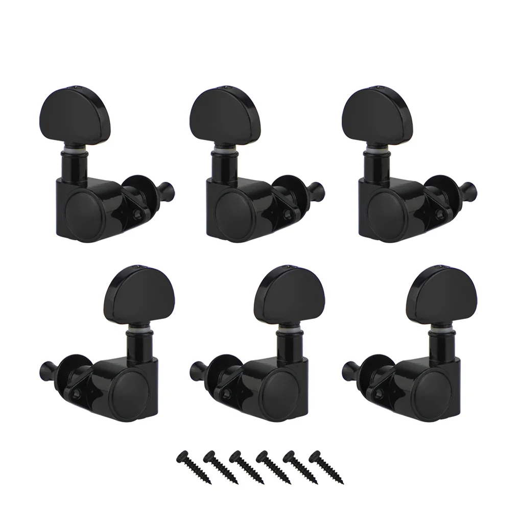 FLEOR 6 шт. Full запечатанная гитара Tuners настройка колышек клавиш головки машины 3L3R