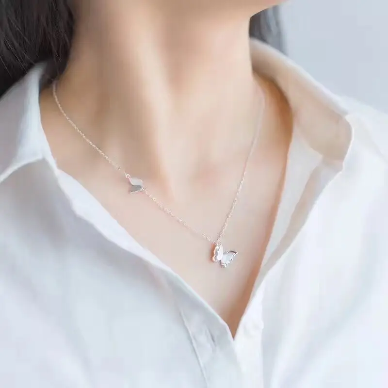 Yiustar бижутерии Цепочки и ожерелья длинная цепь бабочка Для женщин Bijoux Femme SYXL061 |