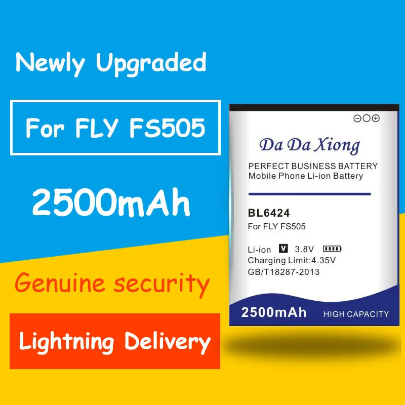 Горячая продажа 2500 мАч BL6424 батарея для FLY FS505 Nimbus 7 bl6424 мобильного