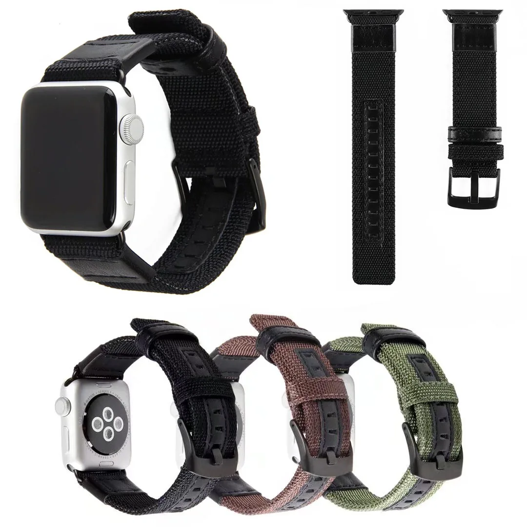 

Ремешок нейлоновый для Apple Watch Series 1/2/3, спортивный тканевый браслет для iWatch 42 мм 38 мм