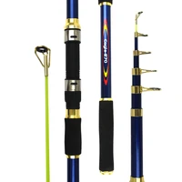 spinning rod sea telescopic fishing rod 2 1 4 5m short rod fishing pole saltwater fishing travel rod feeder fishing