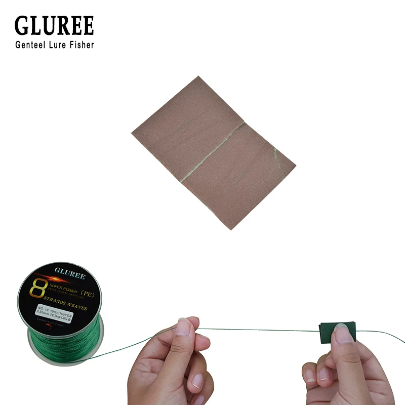 GLUREE 100 м/109 ярдов 8 стендов PE леска плетеная 100% многонитевая супер прочная