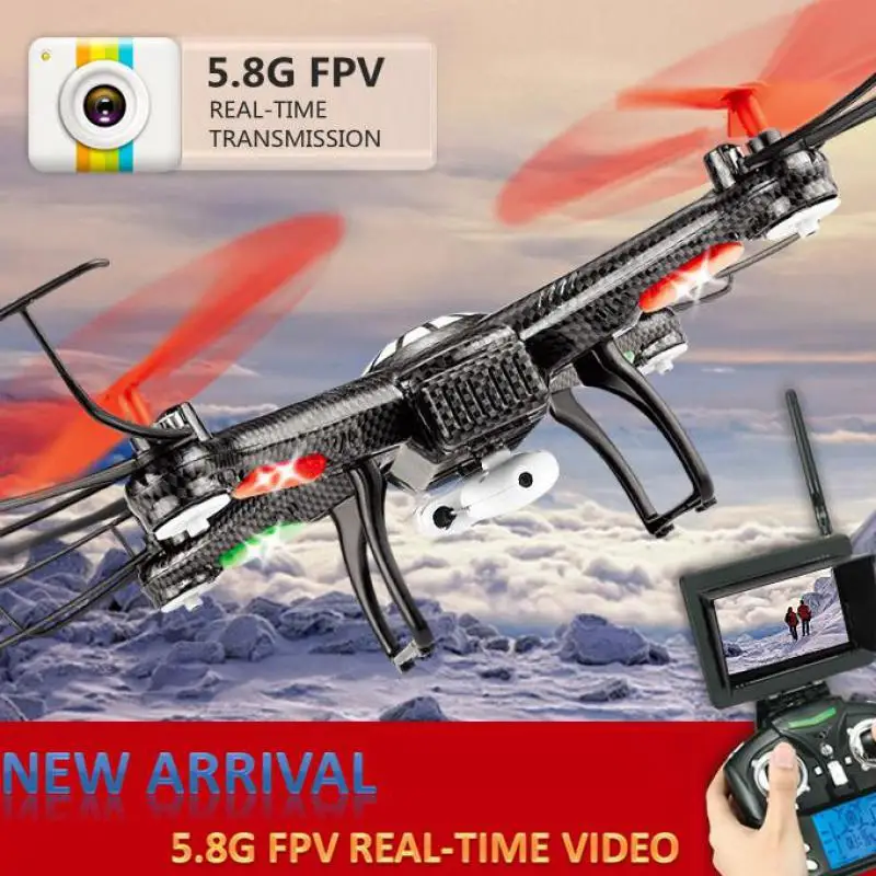 V686g Fpv Rc Дрон с камерой 720p профессиональные Дроны монитором Квадрокоптеры