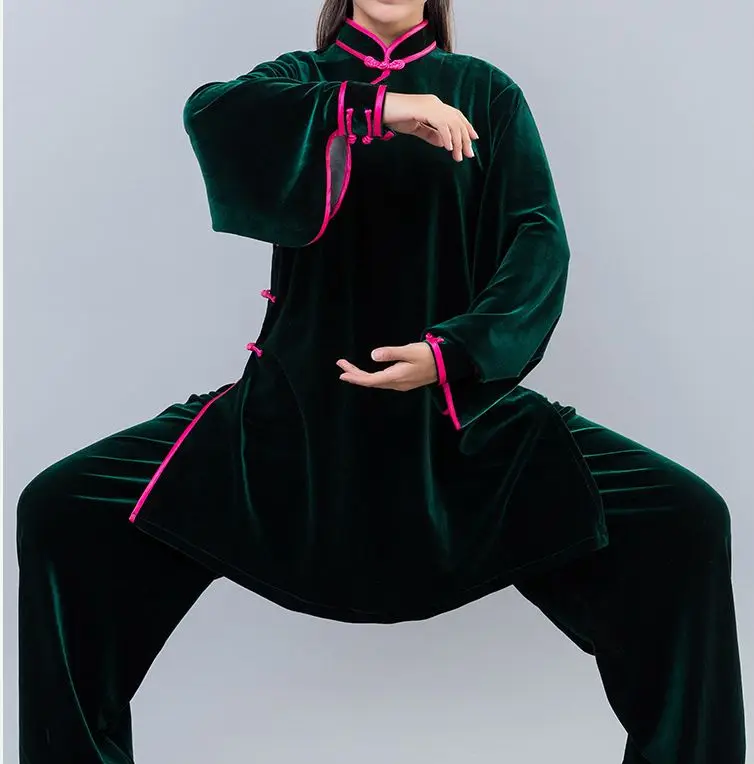 Женский зимний костюм наивысшего качества tai chi утепленные костюмы taijiquan униформа