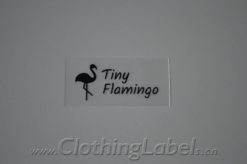 

China Factory clear clothing label soft TPU label