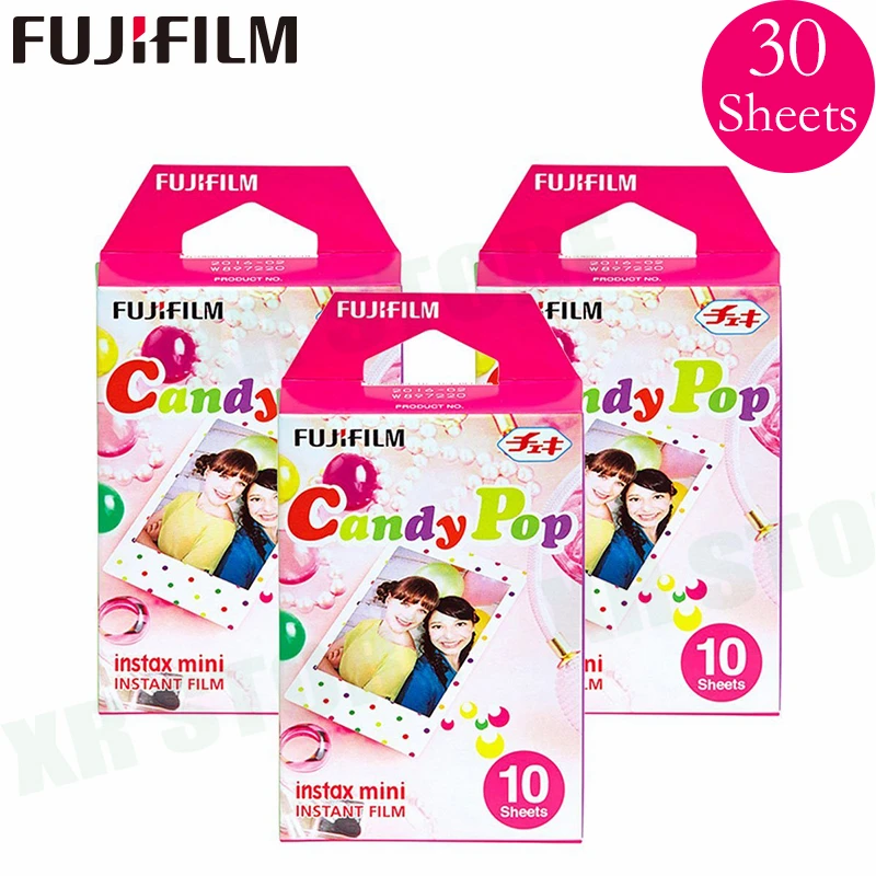 

Fujifilm Instax Mini 11 8 9 Film Candy pop Fuji Instant Photo Paper 30 Sheets For 70 7s 50s 50i 90 25 Share SP-1 2 Lomo Camera