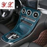 for mercedes benz glc transparent promotion tpu film sticker for mercedes center console car accessories