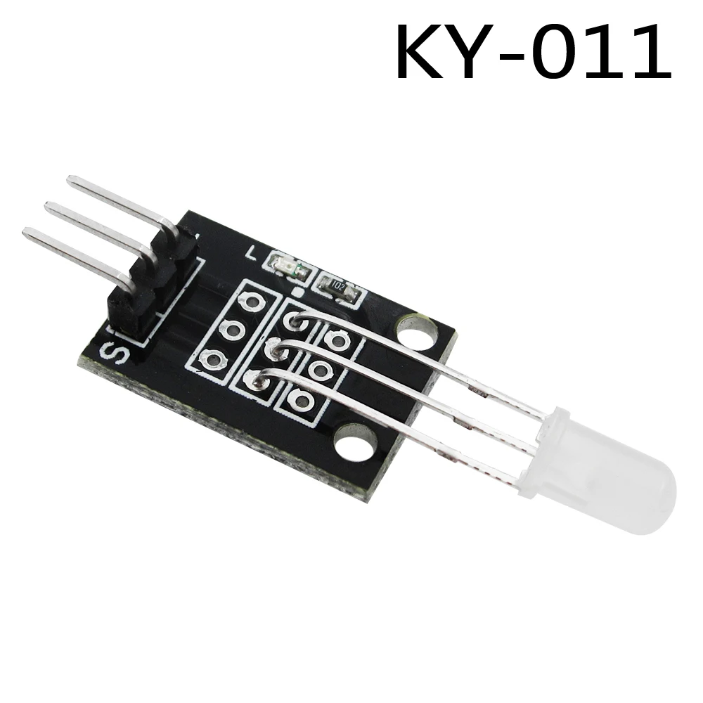 

HAILANGNIAO 10 шт./лот KY-011 5 мм два цвета красный и зеленый LED общий катод модуль для Diy стартовый набор 2 цвета KY011