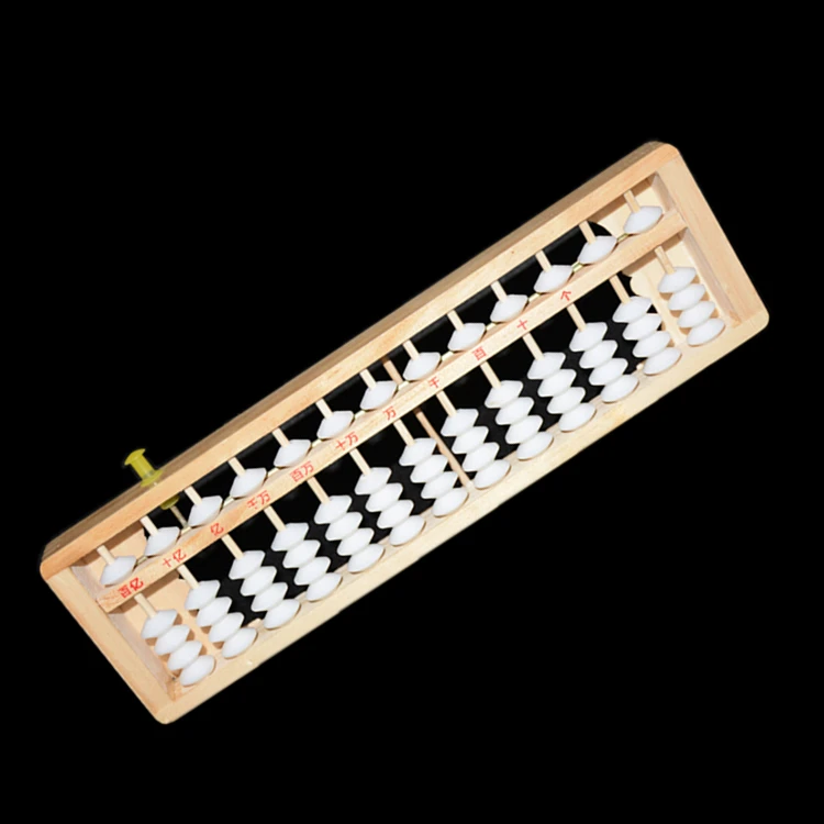Деревянные счеты 13 колонок китайские Soroban Abacus компьютерные инструменты детские