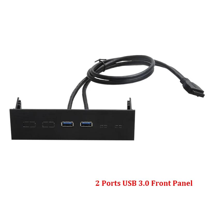 En-Labs PC 5 25 USB 3 0 2 разветвитель передней панели порта 3-20pin 2-9pin адаптер-черный пластик