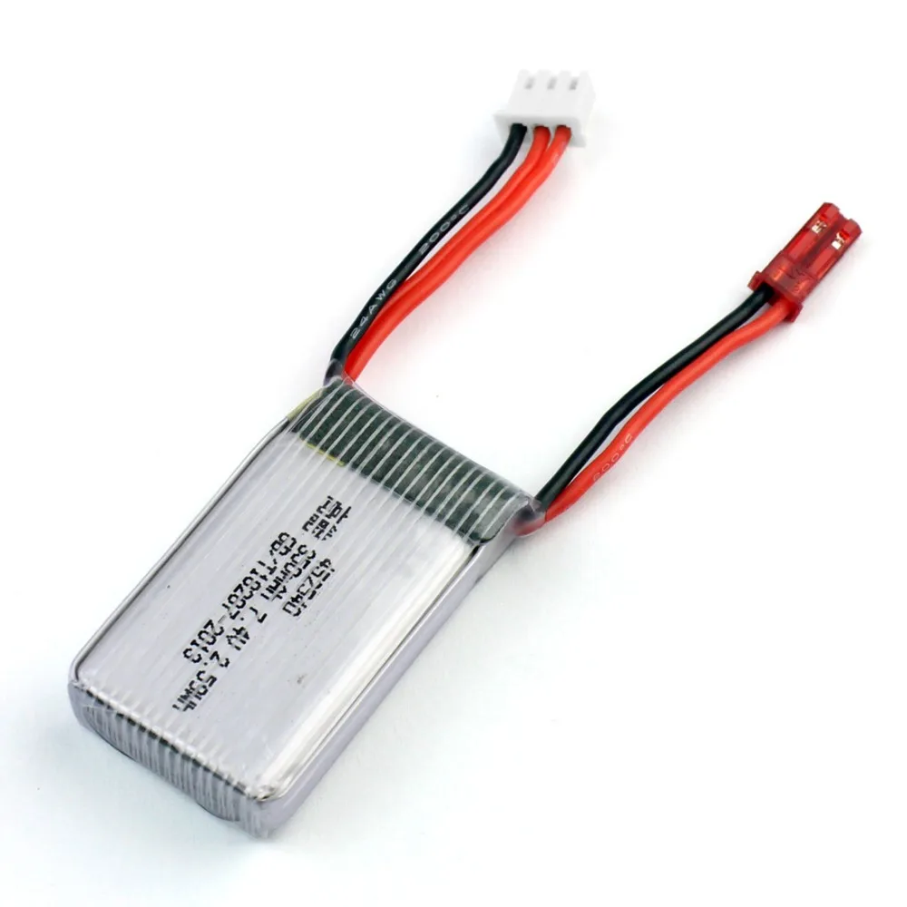 2S 7 4 В 350 мАч 35C Lipo аккумулятор для MJX X401H X402 JXD 515 Вт в 90GT RC Мини FPV Racing Drone Quadcopter