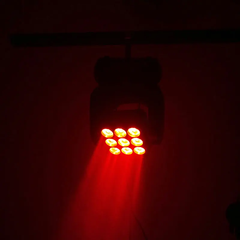 DJ оборудование 9x12 Вт светодиодный матричный DMX512 луч движущаяся головка для свадебного украшения Рождественский для дома светодиодный светильник диско-сценический