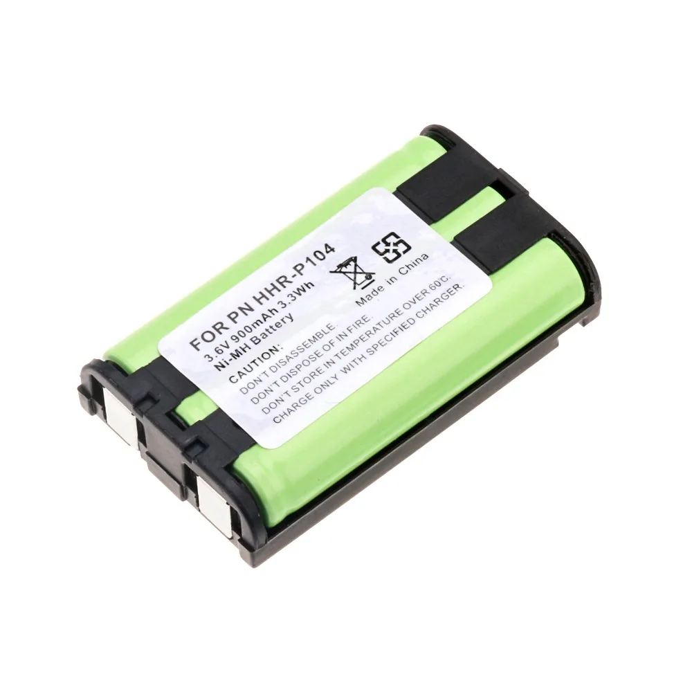 1 шт. 900 мАч 3 6 В аккумуляторная батарея для домашнего телефона Panasonic HHR-P104 Ni-MH Вт-ч