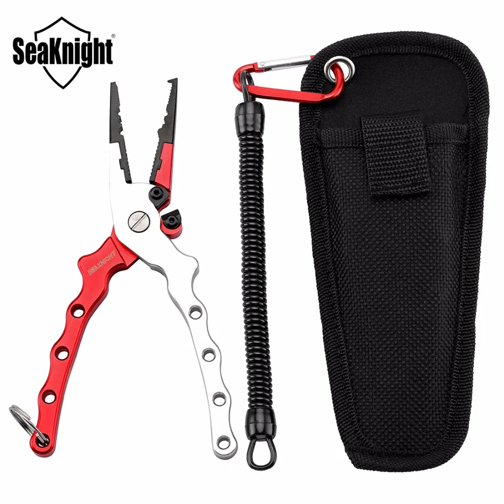 Seaknight SK004 рыболовные плоскогубцы из алюминиевого сплава + веревка для удержания 80