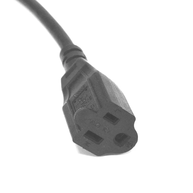 Штепсельная Вилка IEC 320 C14 к гнезду США кабель адаптера питания Nema 5-15R |
