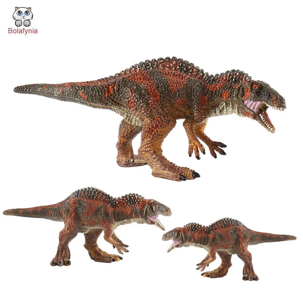 

BOLAFYNIA Твердые моделирование Acrocanthosaurus динозавров модель детских игрушек