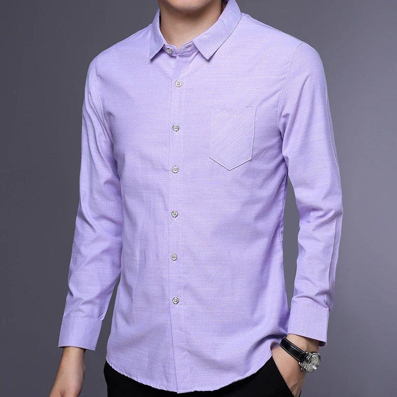 2019 social длинный рукав полосатые дизайнерские рубашки для мужчин slim fit модная