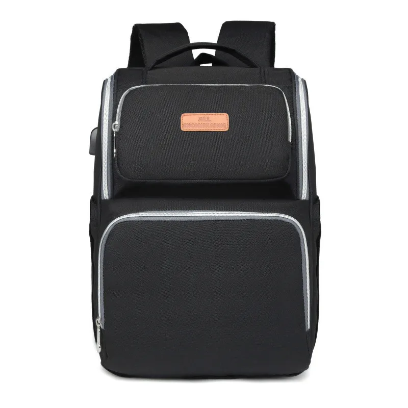 

USB Interface Charging Multifunction Mummy Bag Backpack Large Capacity Waterproof Baby Diaper Bag For Baby Care Travel Backpack