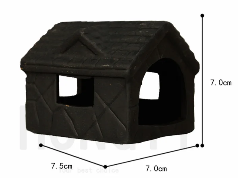 HONGYI 1 piece aquarium shrimp house dodge breeding tank shape purple sand nest landscaping chic safe and non-toxic | Дом и сад