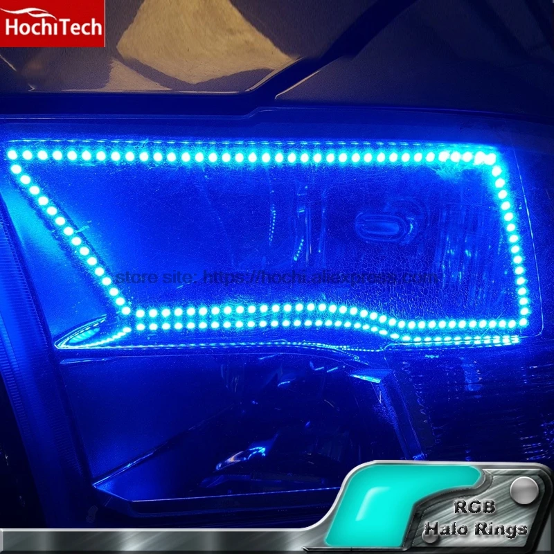 HochiTech RGB многоцветный светодиодный ангельские глазки комплект колец с ореолом