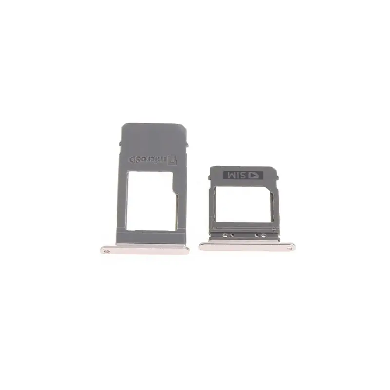 pink 1 Задний лоток для sim-карт A5 A7 для samsung Galaxy A520 A720, адаптер для sim-карты SD, слот для карт, одиночная двойная версия - Цвет: pink 1