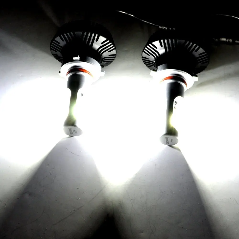 2x9006 HB4 9005 6000K белый 8000 люмен для Lumi led ZES чип 80 Вт светодиодный ные лампы Комплект