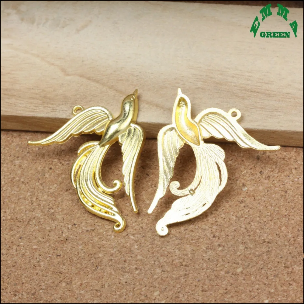 Новейший разный дизайн мини заказ шармы с животными птицами Kingfisher красивые